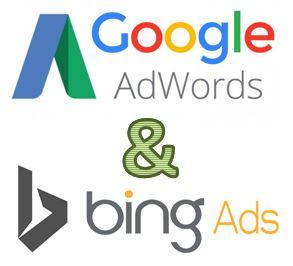 Google Adwords Bing PPC icon logo