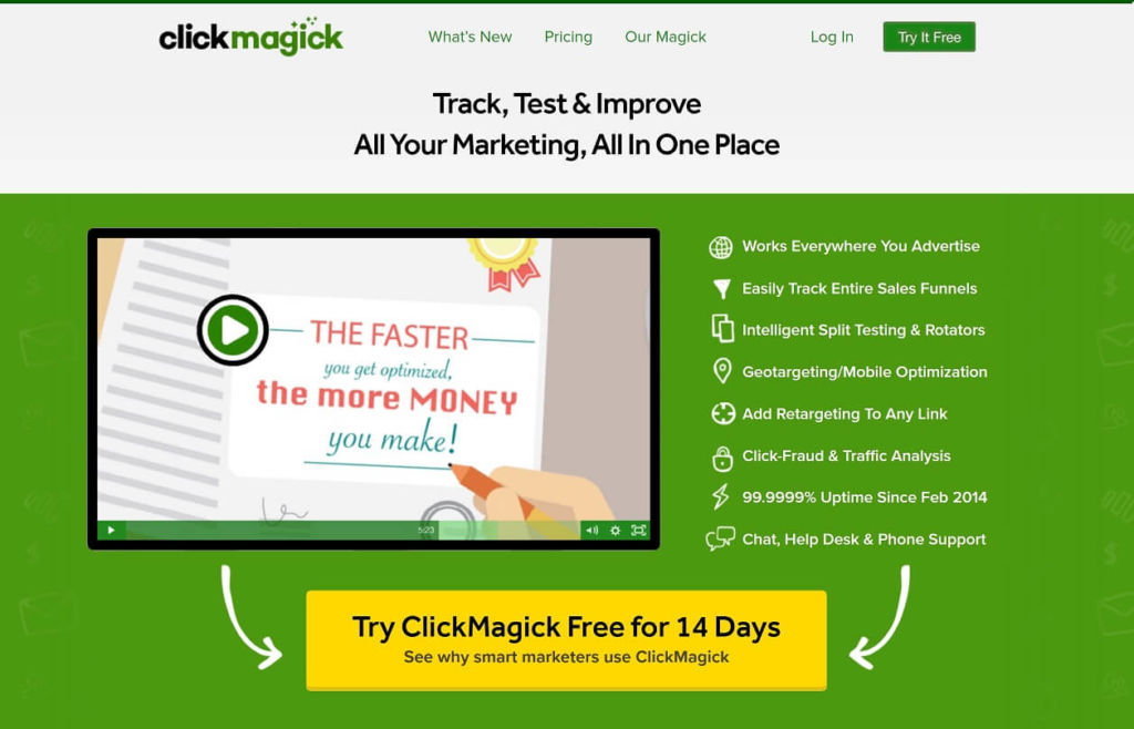 ClickMagick Homepage2