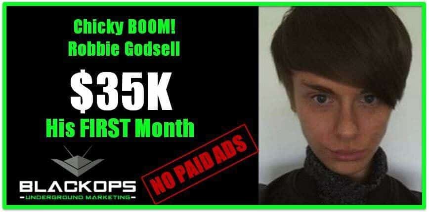 Black Ops Underground Marketing Review - $35k his FIRST month with ZERO PAID ADS.